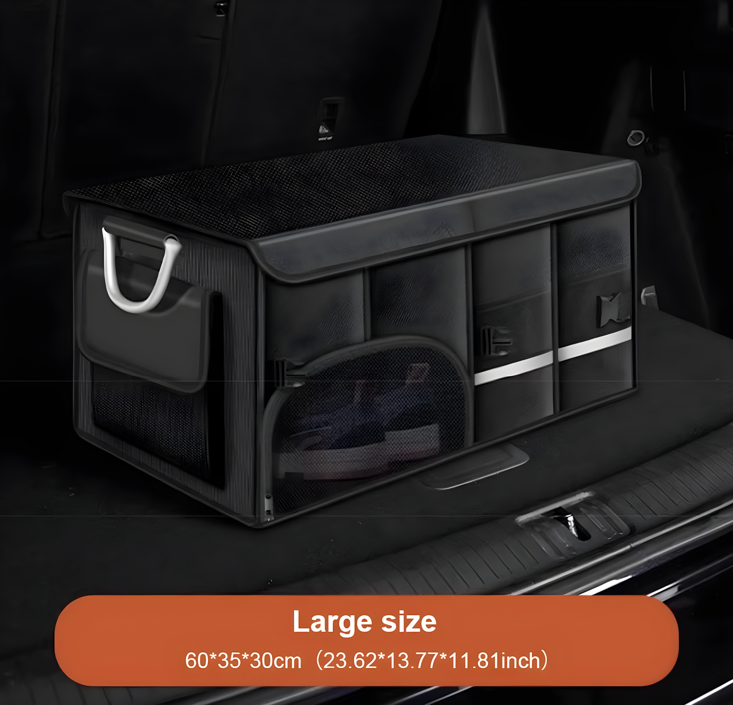 Faltbare Kofferraum-Aufbewahrungsbox – Wasserdichter Auto-Organizer mit großem Fassungsvermögen