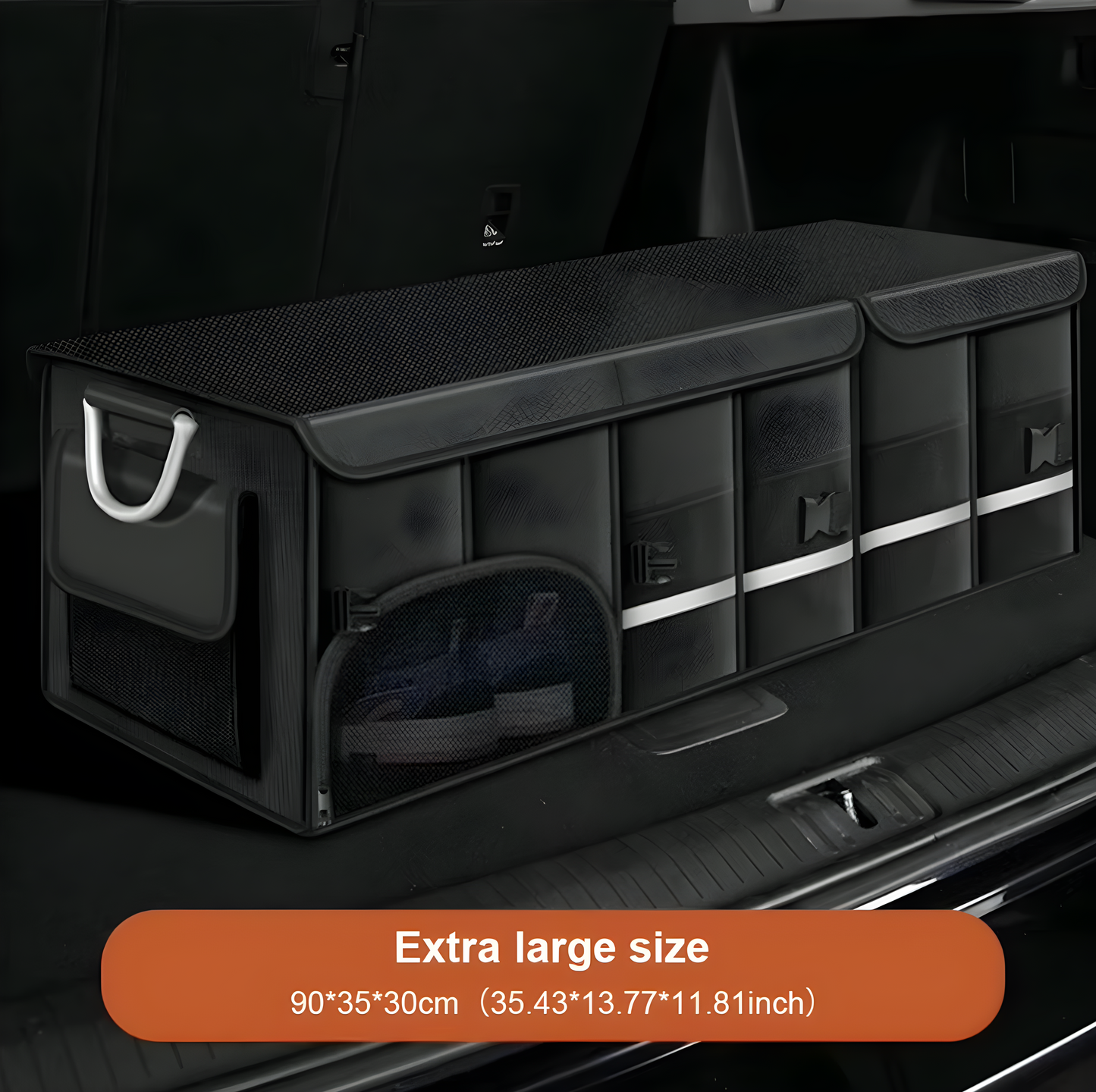 Faltbare Kofferraum-Aufbewahrungsbox – Wasserdichter Auto-Organizer mit großem Fassungsvermögen