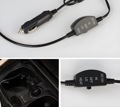 Auto Sitzheizung 12 V – Beheiztes Sitzkissen mit zwei Heizstufen für den Winter