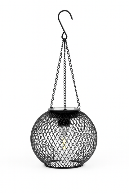 Solar Fairy Laterne – LED-Hängeleuchte aus Metall für Aussen