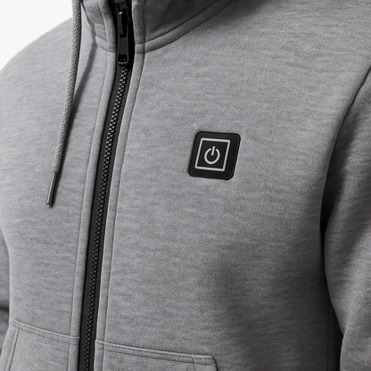 Beheizbarer Zip-Pullover mit 3 Heizstufen – USB-Wärmepullover für Damen & Herren