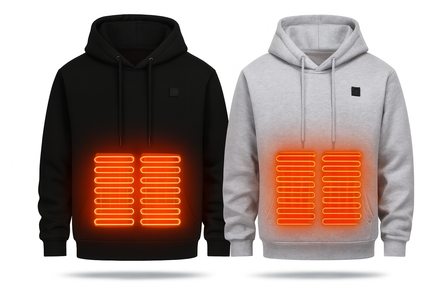 Beheizbarer Pullover mit 3 Heizstufen – USB-Wärmehoodie für Damen & Herren