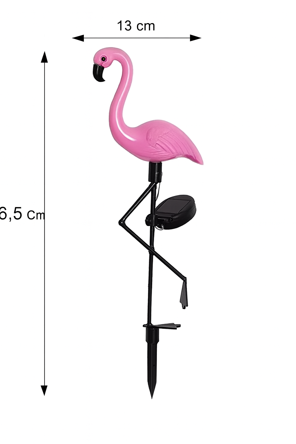 Solar Flamingo Light – Rosa LED-Gartenfigur mit Auto-On/Off